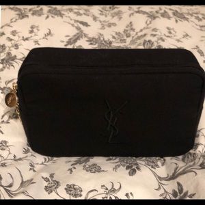 YSL makeup bag black